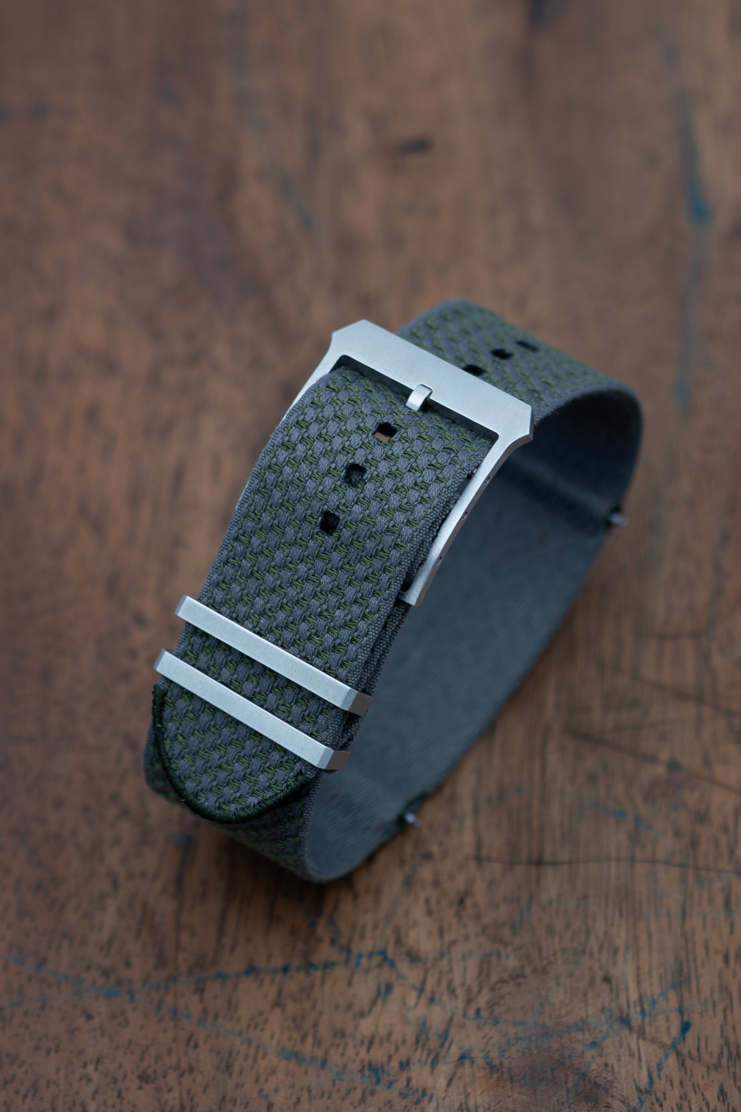 BRACELET JF-0001 OLIVE GREEN 22MM