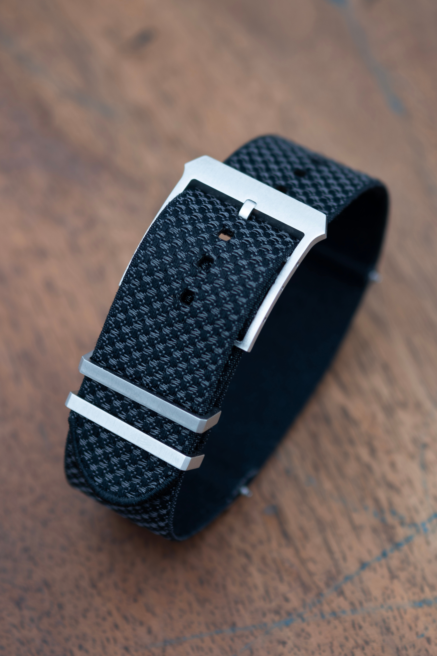 BRACELET JF-0001 BLACK 22MM